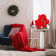 thumbnail image 3 of Flores navidad artificiales ramo 5 uds decoración, 3 of 3