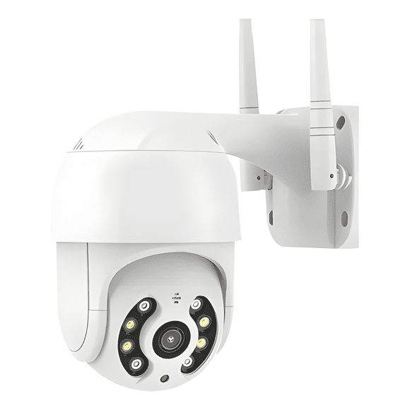 Cámara de Seguridad Hd Impermeable Wifi Outdoor Blanco