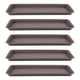 thumbnail image 1 of 5 Platillos Resistentes Para Plantas, Bandejas Para Interiores, Exteriores, Alféizares Y Patios, Color Gris, 1 of 5