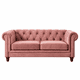 thumbnail image 2 of Sofa Florencia 3C Tela Velvet Palo Rosa, 2 of 6