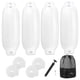thumbnail image 1 of Defensa para barco Affordura, paquete de 4, 22 cm, inflable, blanca, 1 of 7