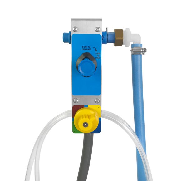 Proporcionador de Cubo de Fregona 4 Productos, Dispensador de Dilución de Químicos de Limpieza para Hoteles, Escuelas, Tiendas, Restaurantes y Hospitales, modelo 8181SS