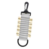 Ioensy - Soporte Para Tee De Golf Para Sujetar A La Bolsa De Golf, Portátil, Para Carritos De Golf, Golfista, Golf, Blanco