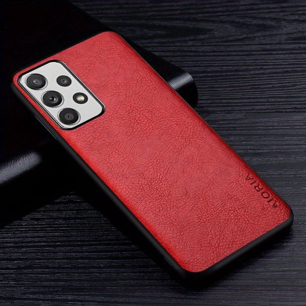 Case For Samsung Galaxy A53 A13 4G 5G Huma Vintage Artificial Leather Coque Soft Cover For Iphone Galaxy A53 Case Huma