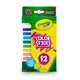 thumbnail image 1 of Juego de lápices de colores sin madera Crayola Color Sticks, 12 unidades, 1 of 7