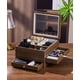 thumbnail image 2 of Organizador Watch Box Home Dresser Valet para hombre con cristal auténtico, 2 of 8