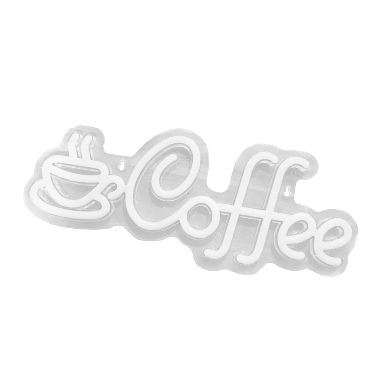Magideal - Letreros De Neón De Café Para Decoración De Pared, Luces Led Decorativas, Creativas Y Modernas Para Cafetería, Hogar, Fiesta, Oficina, Restaurante. 40 Cm X 23 Cm