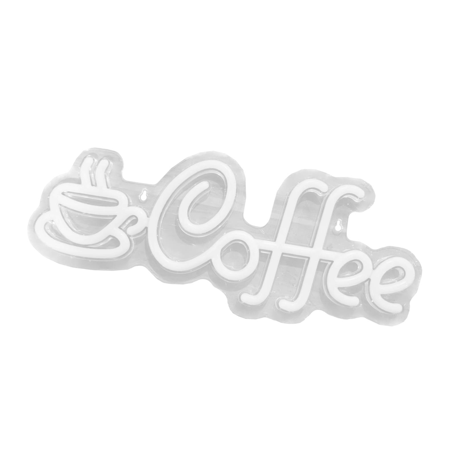 Magideal - Letreros De Neón De Café Para Decoración De Pared, Luces Led Decorativas, Creativas Y Modernas Para Cafetería, Hogar, Fiesta, Oficina, Restaurante. 40 Cm X 23 Cm
