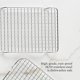 thumbnail image 3 of Rejilla de enfriamiento Hestan 30 cm x 21 cm de acero inoxidable, 3 of 7