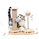 thumbnail image 1 of Juguete interactivo para gatos Marchul 4 en 1 con rascador y comedero, 1 of 8