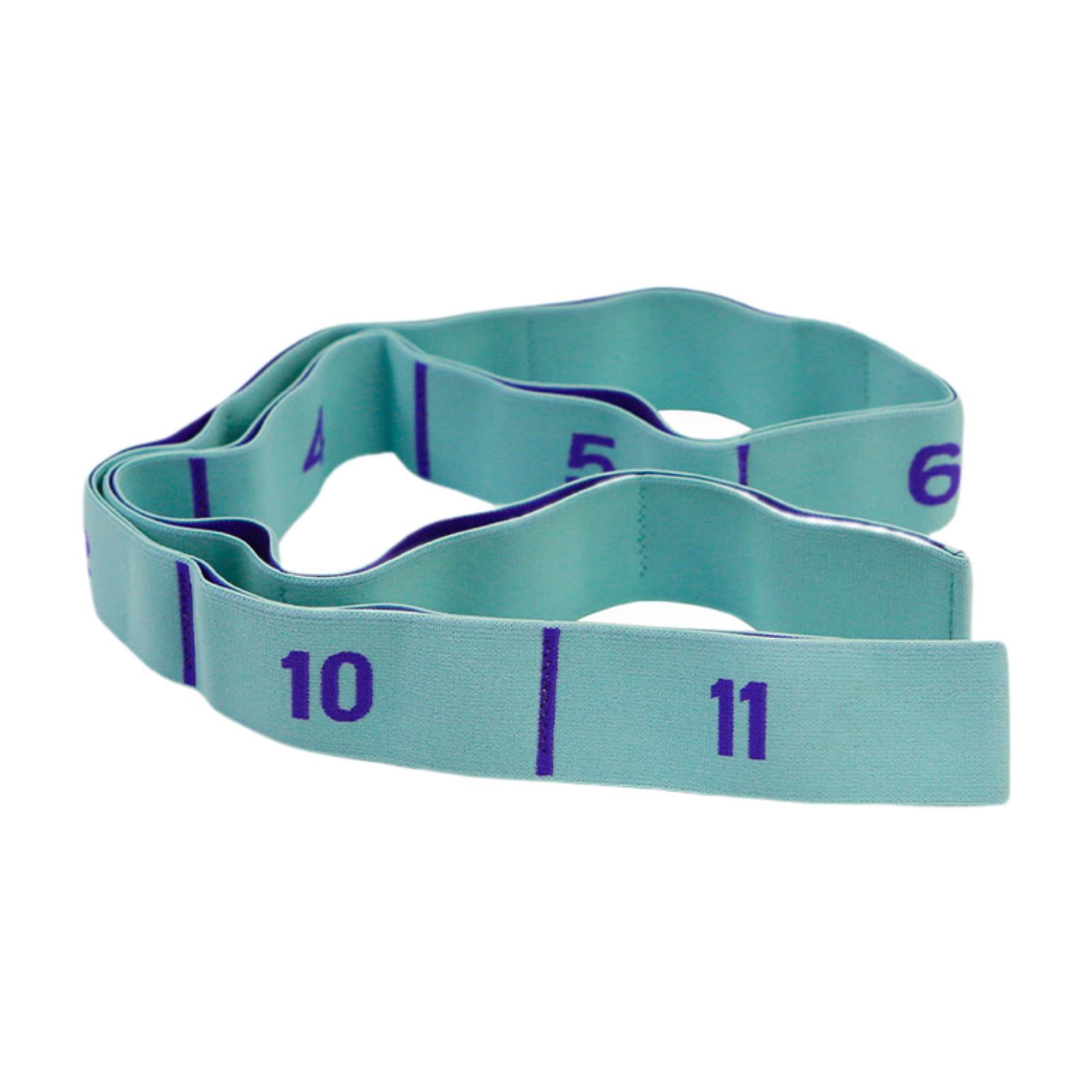Magideal - Banda De Resistencia Cinturón De Estiramiento De Equipos De Estiramiento Profesional Sostenible 11 Banda De Elasticidad Para El Ejercicio De Pilates Azul