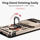 thumbnail image 5 of Funda Resistente Anillo Soporte Google Pixel 8 Privacidad Cámara Montaje Magnético Oro, 5 of 5