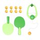 thumbnail image 2 of Tenis De Mesa Para Colgar En Interiores Para Accesorios De Entrenamiento Ocio De Mediana Edad 9 Bolas Verde, 2 of 4