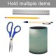 thumbnail image 5 of Cabeza de Sirena -theme Cylinder Pen Holder Pencil Organizer with Flannel Lining PVC Leather Material Cardboard Base for study work 10*8CM, 5 of 6