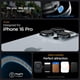 thumbnail image 2 of Funda Spigen Rugged Armor MagFit para iPhone 16 Pro, color gris, 2 of 7