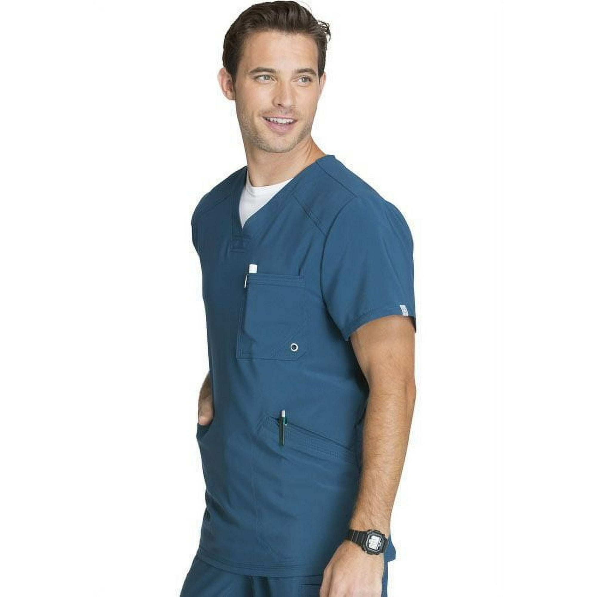 Cherokee - Top Clinico Infinity Hombre Verde Petroleo L