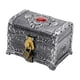 thumbnail image 4 of Caja De Almacenamiento De Colección De Cajas Del Tesoro Pirata Para Niños, Caja De Almacenamiento De Cofre Pirata, Plata Antigua, 4 of 5
