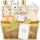 thumbnail image 1 of Set Spa Lily Roy Sweet Almond 9 Pc con Manteca de Karité y Cesta, 1 of 3