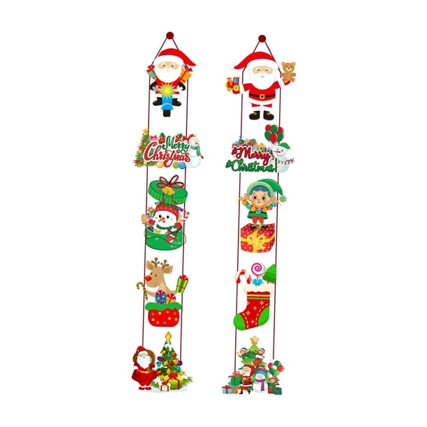Banners De Puerta De Navidad Banner De Porche De Bienvenida Para Fiesta De Navidad Estilo De Vacaciones De Granja C