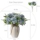 thumbnail image 4 of Flores artificiales JARELING Peonías en jarrón con hortensia azul, 4 of 8