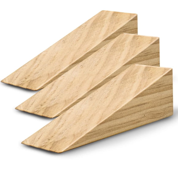 Tope de Puerta de Madera Silginnes Acacia 3 Unidades