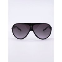 Polasup Lentes De Sol Gafas De Sol Estilo Aviador, Montura Negra Brillante Y Lentes Oscuros, Diseño Elegante Y Moderno