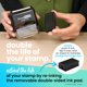 thumbnail image 5 of Kit de sello de goma ExcelMark A2359-DIY autoinker negro, 5 of 7