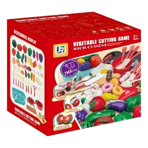 Genérico - Canasto Verduras 50 Pcs Juguete