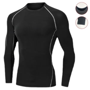 Likeshop - Camiseta Hombre Primera Capa Elasticada Manga Larga Deportiva 305