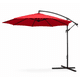 thumbnail image 1 of Quitasol Lateral 3m Extendible Altura Ajustable Rojo, 1 of 7
