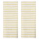 thumbnail image 1 of REGALWOVEN Toallas de Mano Clásicas a Rayas, Algodón Suave Absorbente Duradero para Decoración del Hogar Amarillo Claro 2 Piezas, 1 of 7