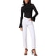 thumbnail image 2 of INSPIRE CHIC Top de Mujer con Encaje Floral y Malla Transparente Cuello Alto Casual XS Negro, 2 of 6