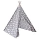 thumbnail image 1 of Carpa Tipi Niños Infantil 160 Cm Estrellas Gris Decoración, 1 of 8