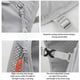 thumbnail image 3 of Hiking Hydration Pack Running Mochila Chaleco Daypack con vejiga de agua para mujeres Hombres Ciclismo Ciclismo Trail Race (granny gris), 3 of 3