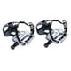 thumbnail image 2 of Pedal De Bicicleta Estática Con Correas Y Clips Para Los Dedos Pedal De Plataforma Eje Corto De 12,7 Mm De 9/16'' O 1/2'', 2 of 4