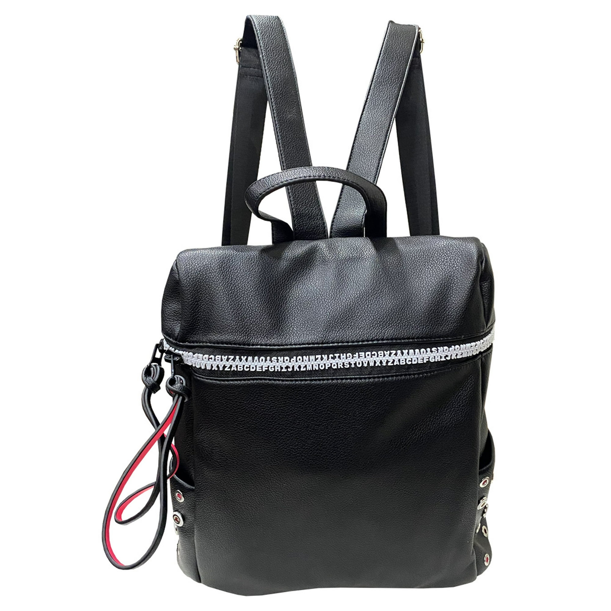 Todopiel - Mochila Cuero Ecológico Cru05 Negro