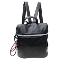 Todopiel - Mochila Cuero Ecológico Cru05 Negro