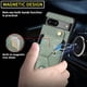 thumbnail image 2 of Funda Resistente para Google Pixel 7A con Tarjetero y Soporte, Diseño Magnético Verde, 2 of 5