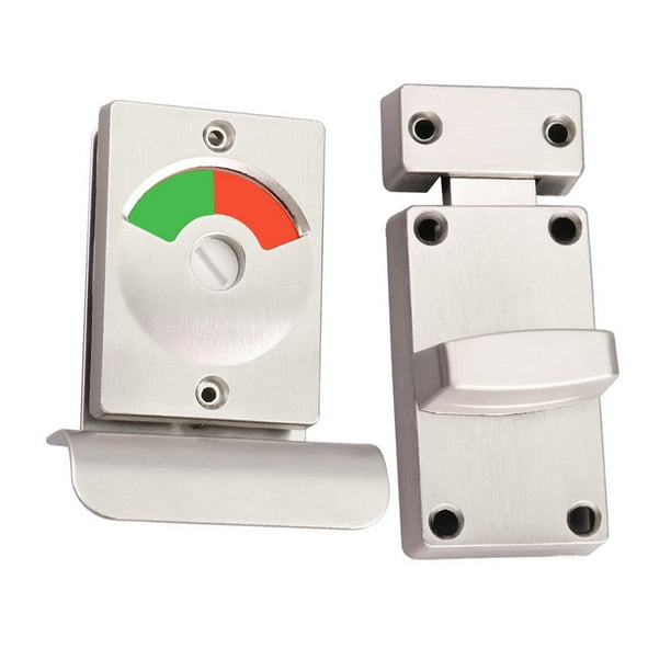 Pestillo De Cerradura De Puerta De Partición Cerradura De Indicador Verde Y Rojo Para Baño Baño