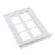 thumbnail image 4 of Muebles De Ventana De Puerta De Madera Blanca En Miniatura, Decoración Artesanal Para Casa De Mu?ecas 1/12, 4 of 5