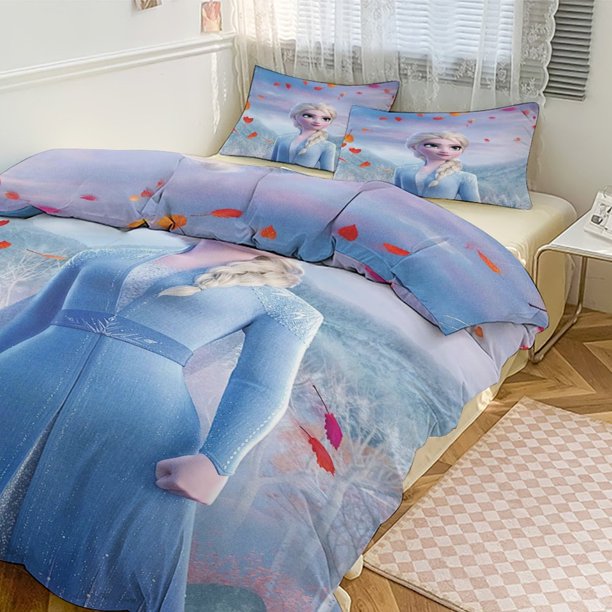 Frozen 3-Piece Reversible Twin Bed Set - Includes 1 Reversible Twin Comforter