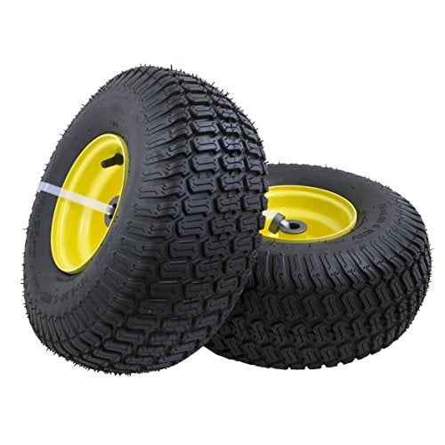 Conjunto de neumáticos MARASTAR 15x6.00-6 delantero para cortacéspedes John Deere