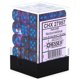 thumbnail image 1 of Nebulosa Dice Chessex, 12 mm, d6, nocturna, azul con luminaria (36), 1 of 3