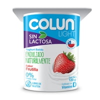 Yoghurt Light Sin Lactosa Frutilla 120 G Colun