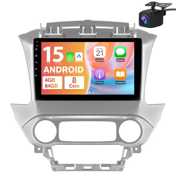 Radio para coche Votheon Android 15 de 10,1" con CarPlay inalámbrico