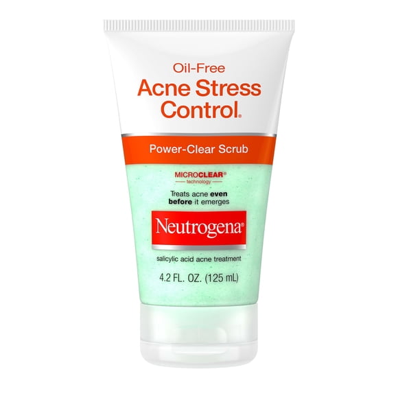 Facial Scrub Neutrogena Oil-Free Acne Stress Control 125mL
