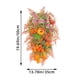 thumbnail image 2 of Xiao Hua Corona de Otoño con Hoja de Maple, Calabaza y Bayas, Corona de Cosecha de Otoño Adecuada para Decoración Interior y Exterior durante Festivales Familiares -19.68 X 13.78 inches, 2 of 4