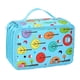 thumbnail image 3 of Bolsa de lápices de 2 capas con 72 ranuras, bolsa de papelería, bolsa de maquillaje, funciones, 7,87x4,92x3,15 pulgadas, doble cremallera, bolsa , Azul claro, 3 of 5