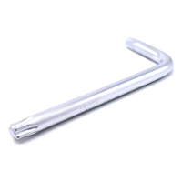 Genérico - Juego Llaves Allen Torx T10 A T15 Total 9 Pz Industrial Cr-V Color Gris