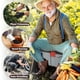 thumbnail image 2 of Carrito De Jardín Con Asiento Y Almacenamiento Gris, 2 of 7